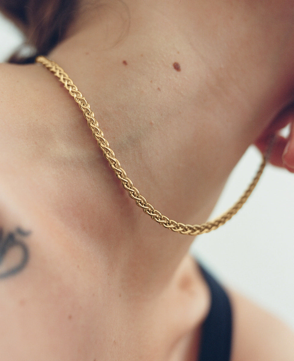 Gold Spiga Necklace – Sapir Bachar
