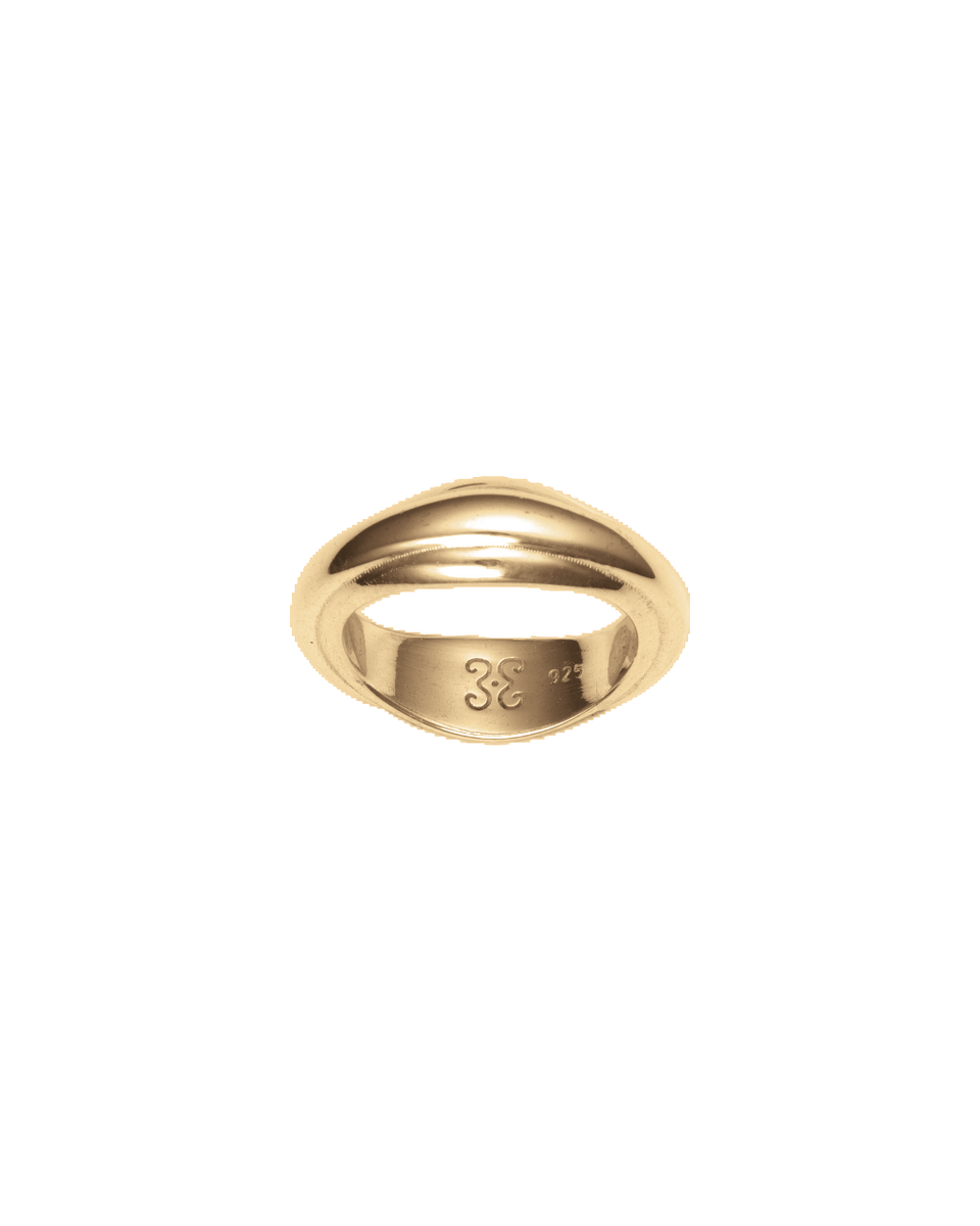 Gold Discus Ring Sapir Bachar