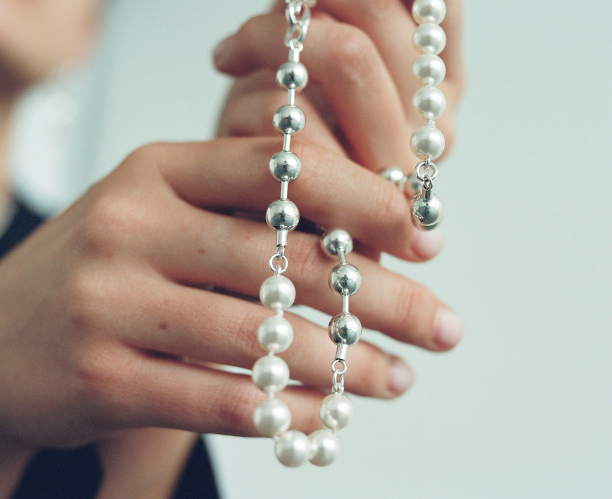 Pearls Solar Necklace – Sapir Bachar