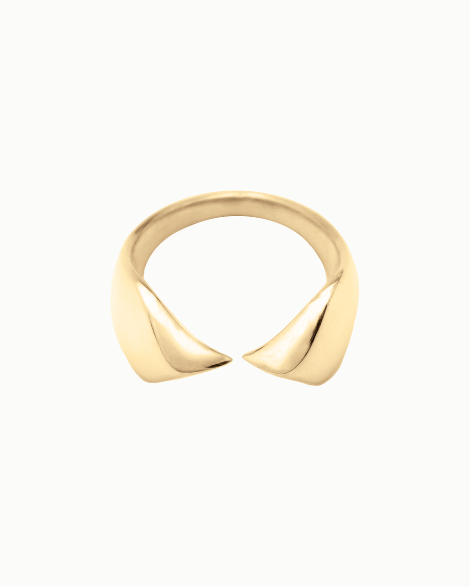 Gold Cobra Ring – Sapir Bachar