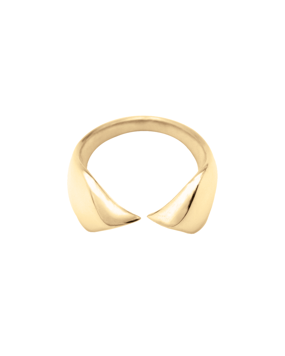Gold Cobra Ring – Sapir Bachar